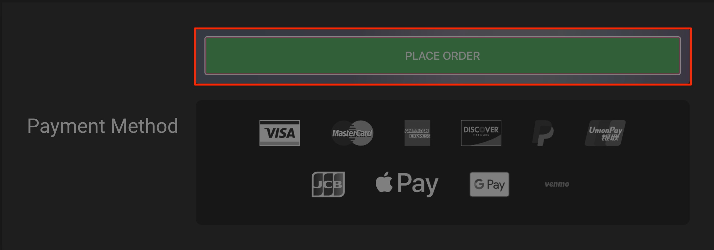 PLACE ORDER