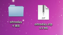 ZIP圧縮後 ZIP圧縮後