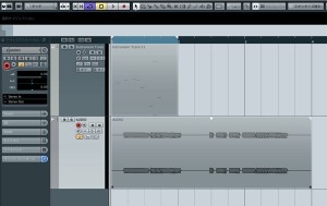 MIDI、波形表示 MIDI、波形表示