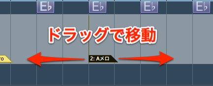 マーカー移動