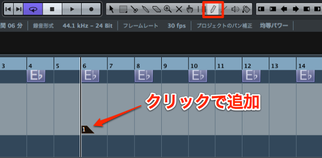 マーカー追加