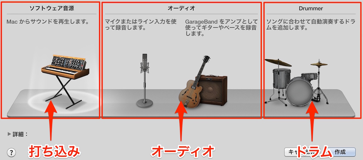 トラックの種類