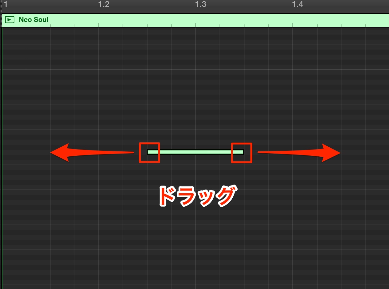 MIDIノートの長さ