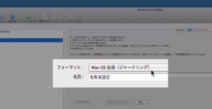 フォーマットの種類 フォーマットの種類