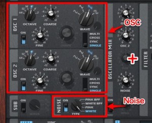 OSCとNoise