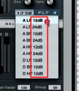 filterの値