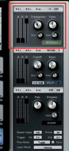 Pitchの調整