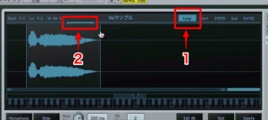 サンプルのループ サンプルのループ