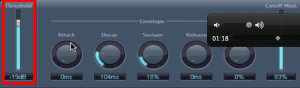 Thresholdツマミ Thresholdツマミ