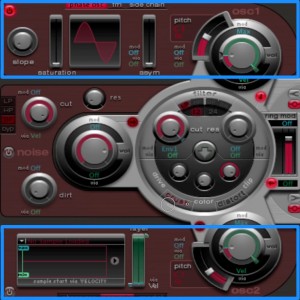 Ultrabeat_4_シンセサイザーセクション2