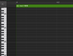 Logic Pro X ピアノロール
