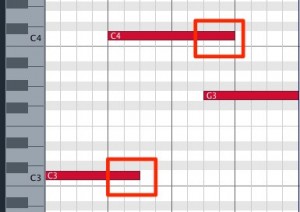 音をつなげる