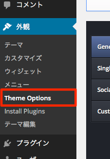 テーマオプション