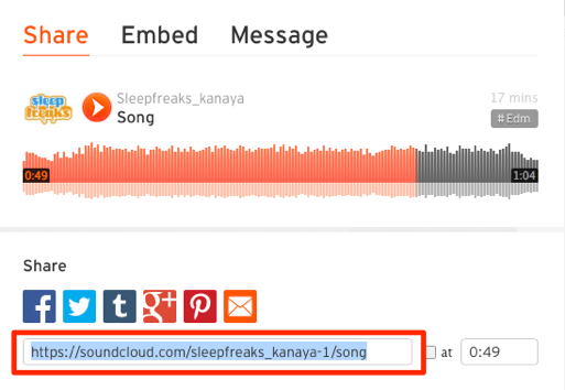 Song URL