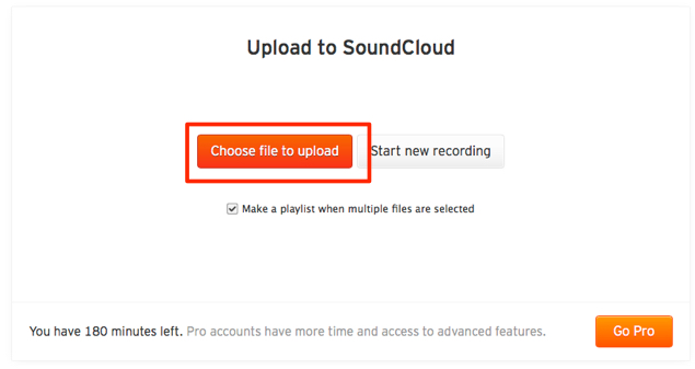 Upload your music