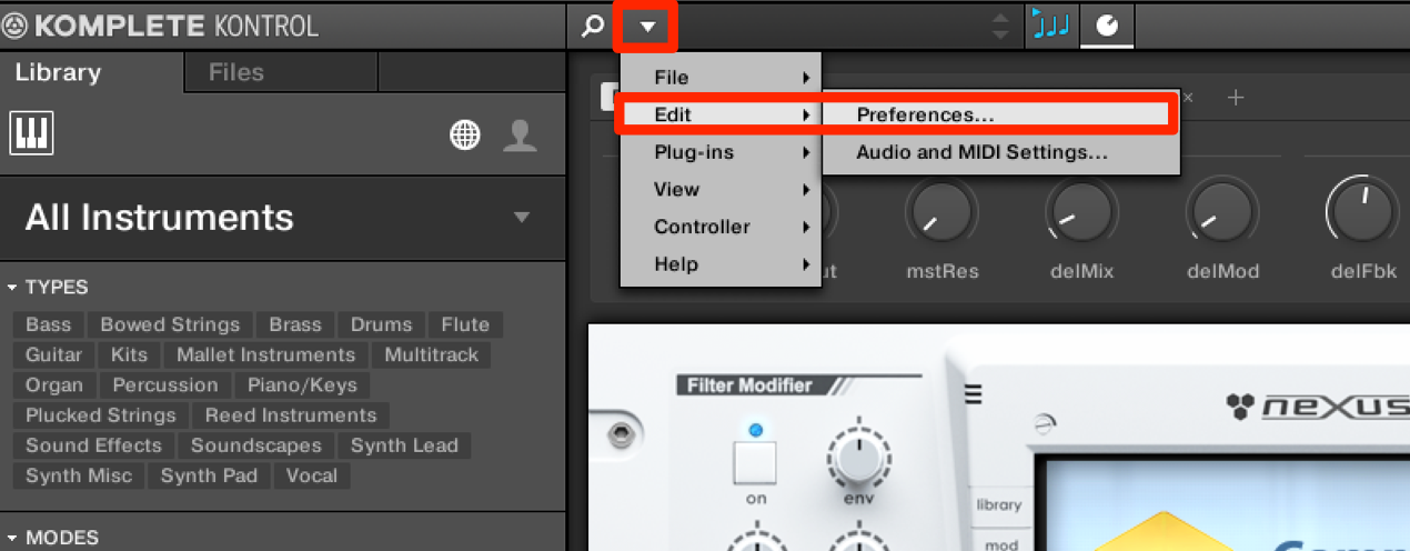 Preferrences