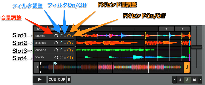 Stem Deck画面