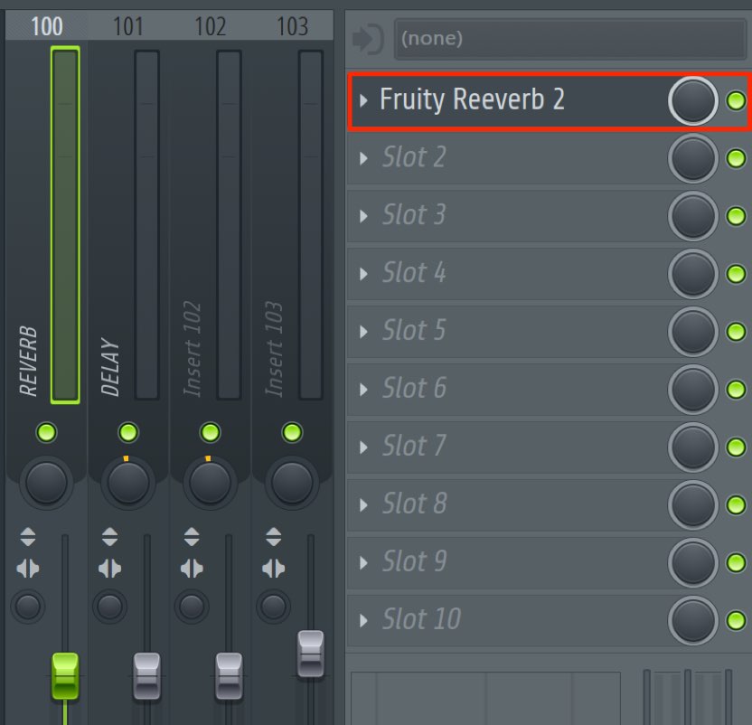 Reverbの適用