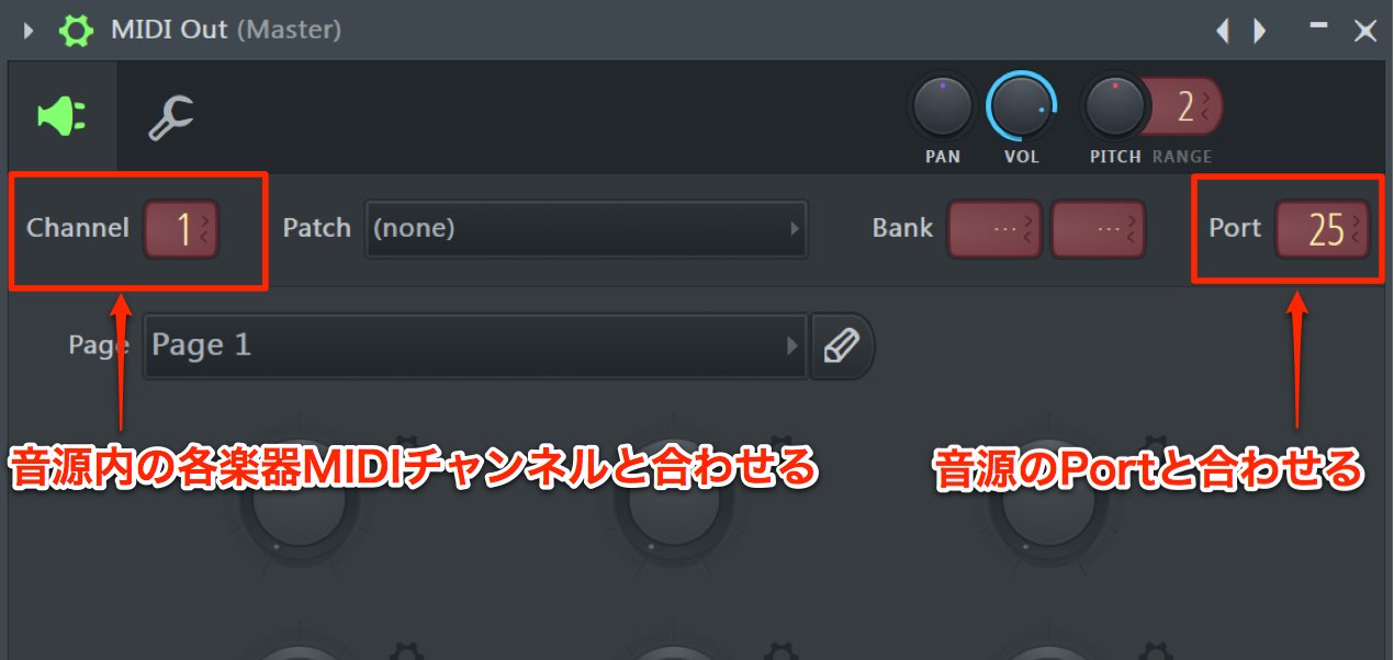 MIDI Out 設定-1