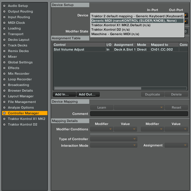 Controll Manager