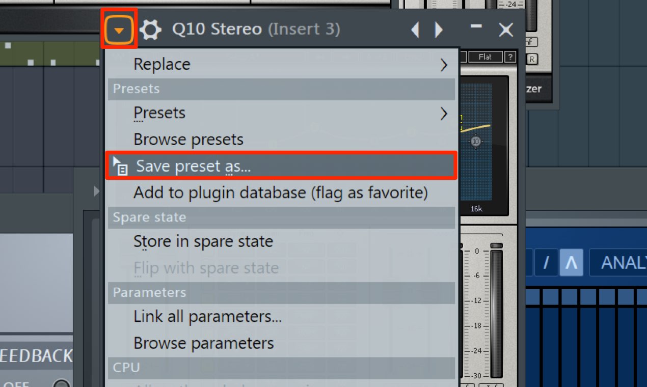 Save Preset as-1