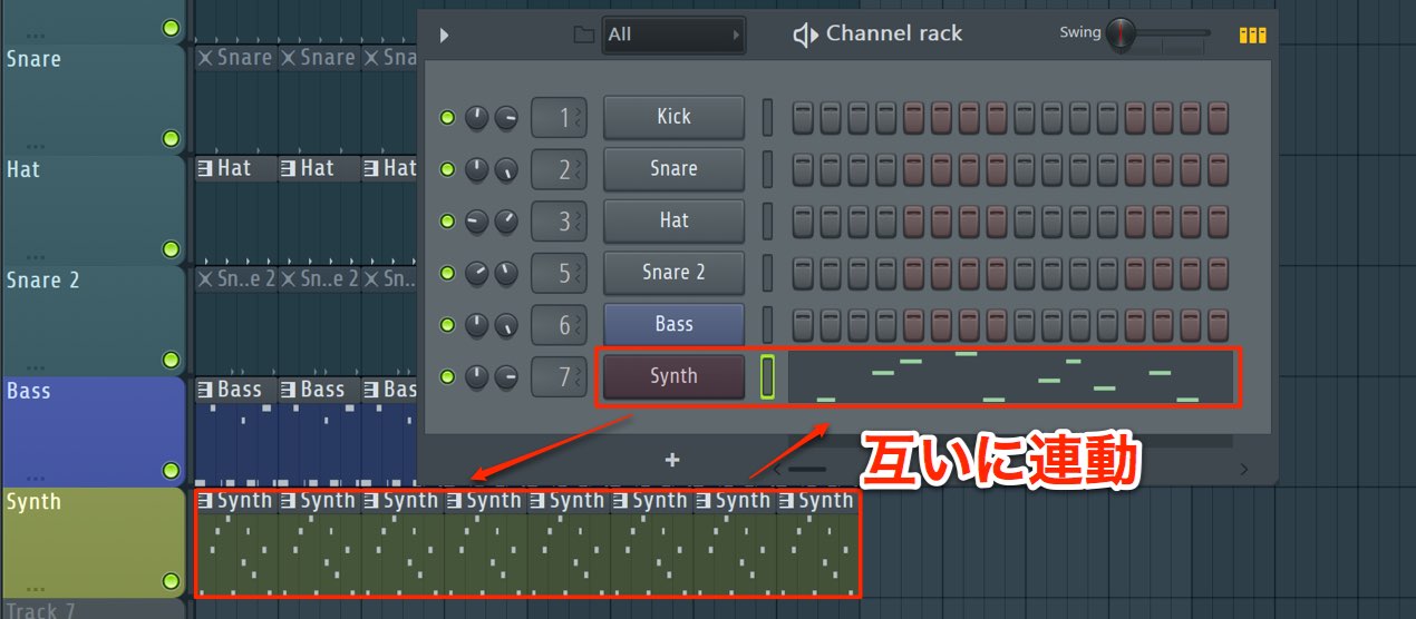 クリップとパターン