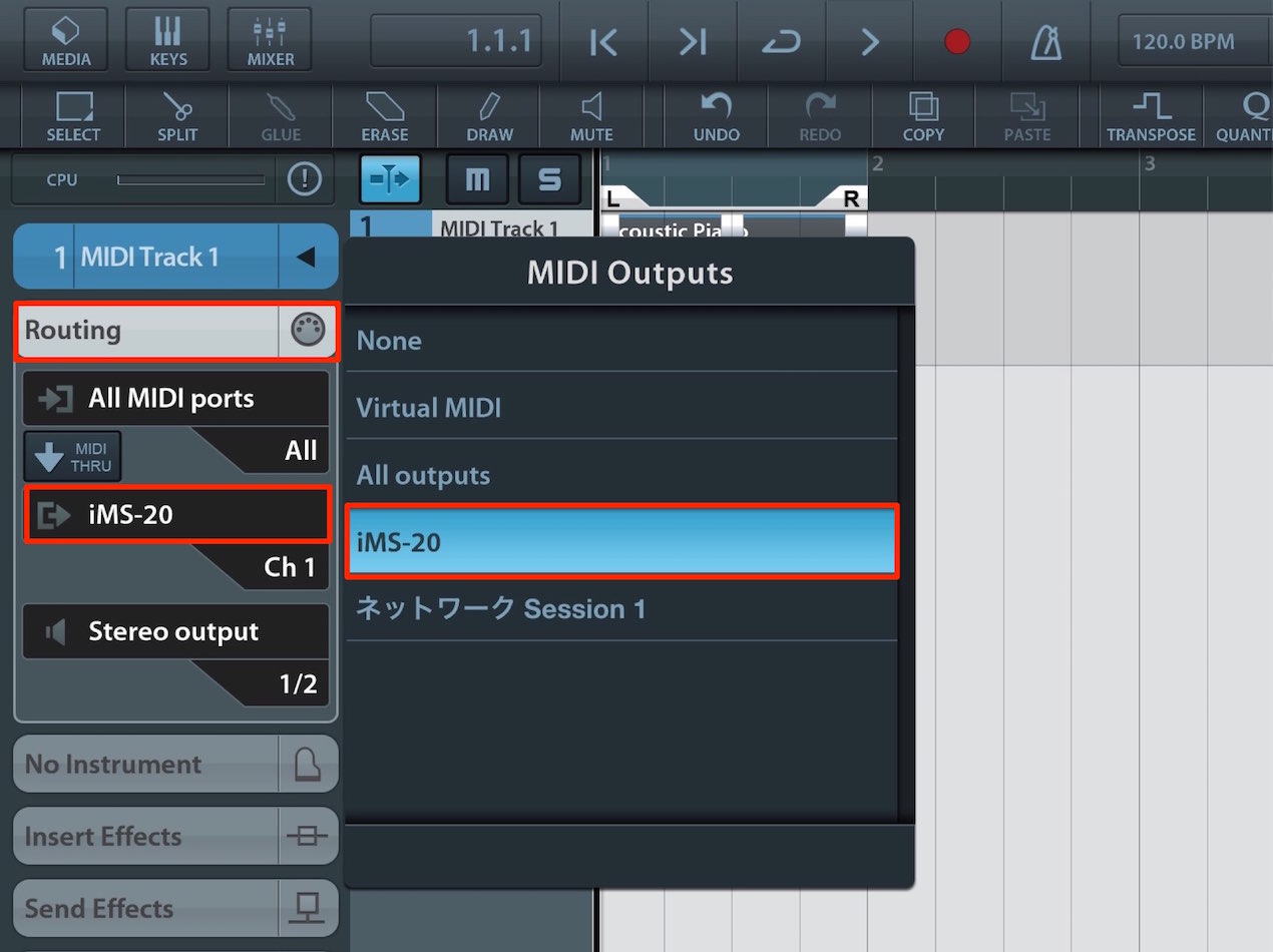 MIDI-Routing