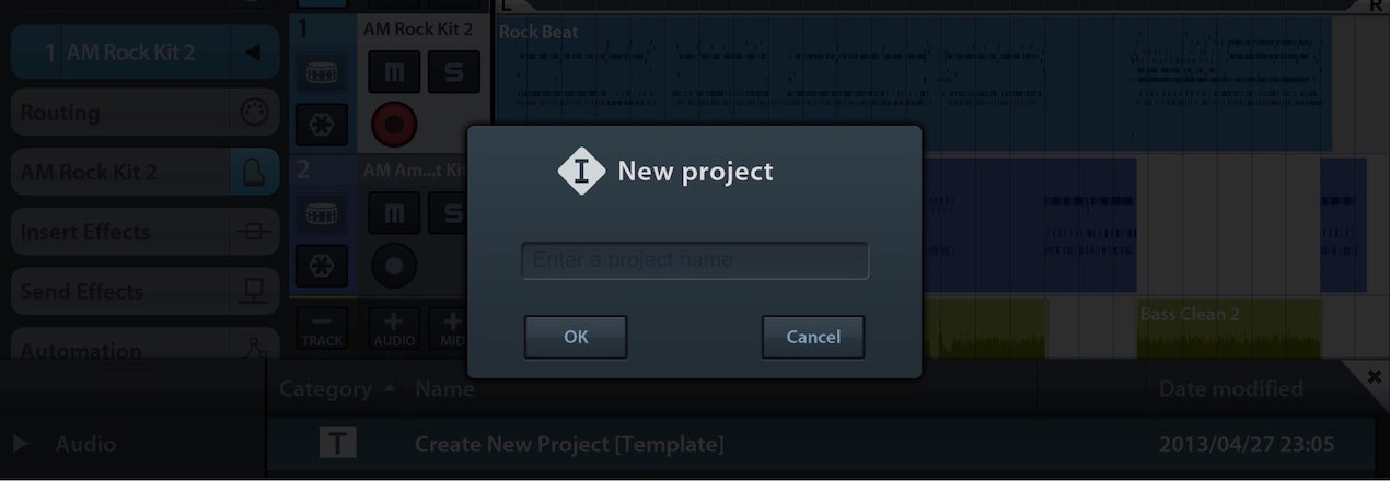 New project