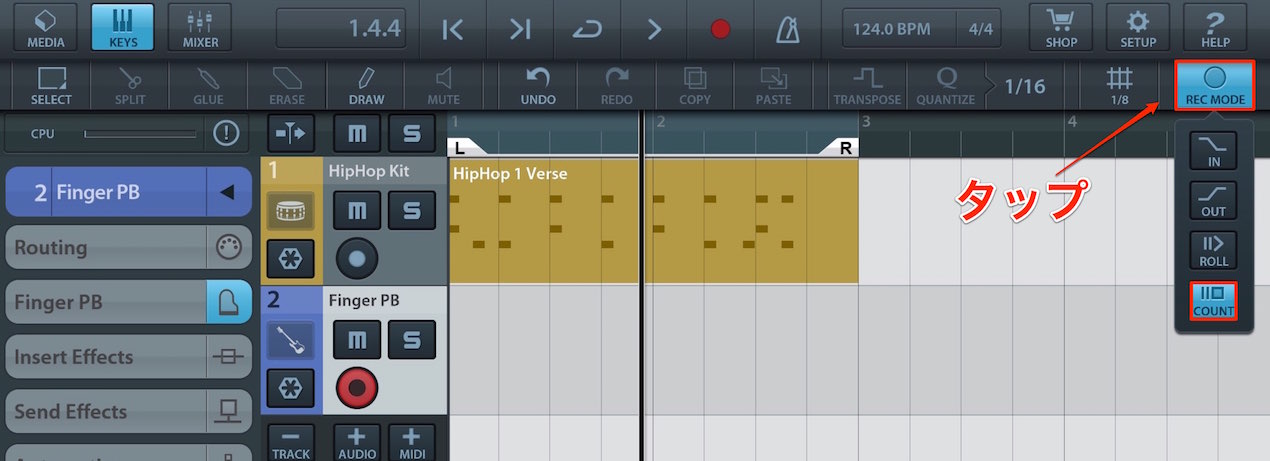 REC モード-1
