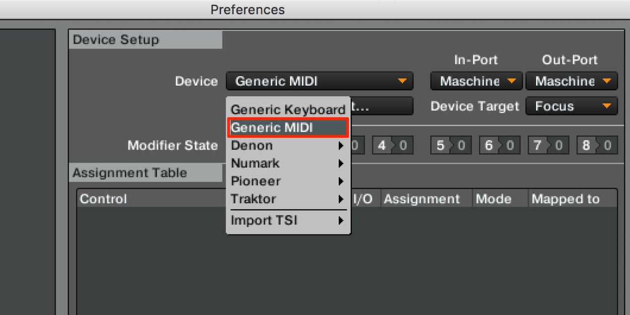 Generic MIDI