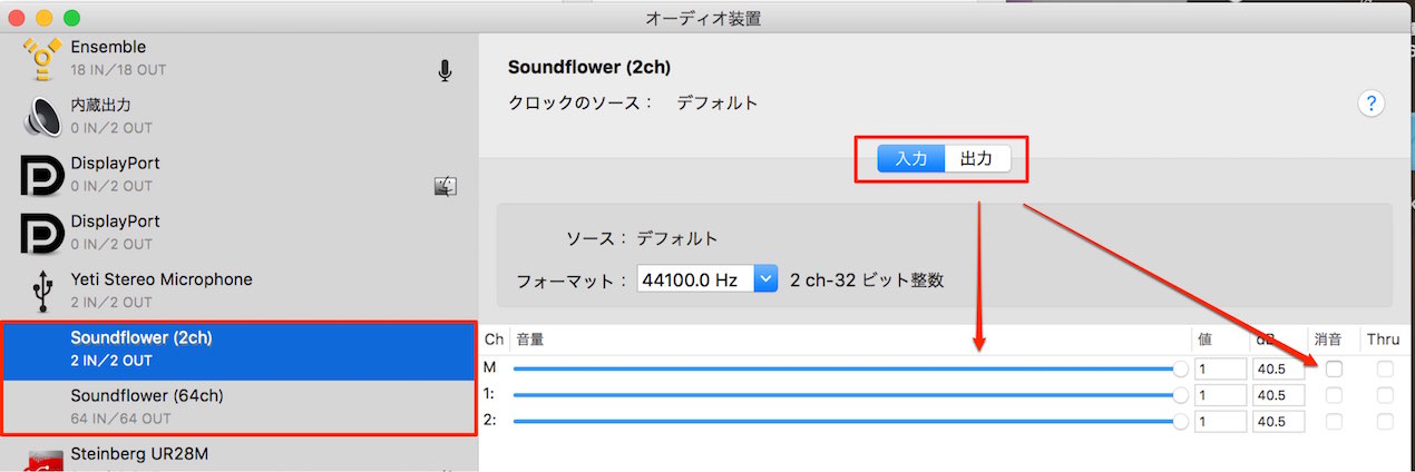 オーディオ装置