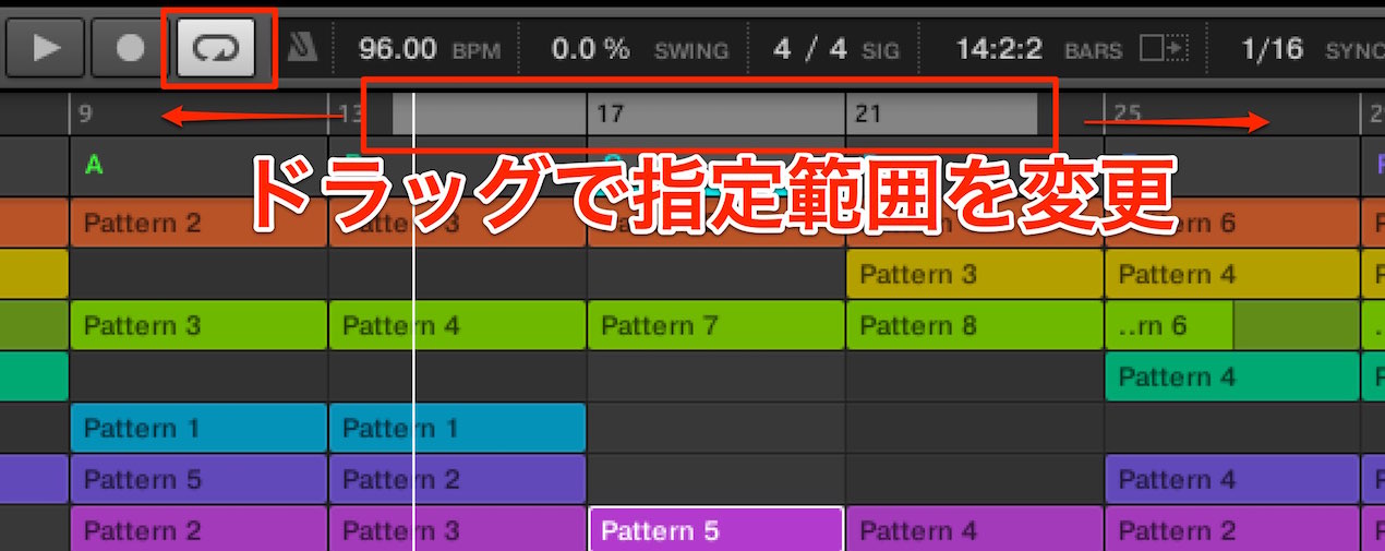 ループのシーン