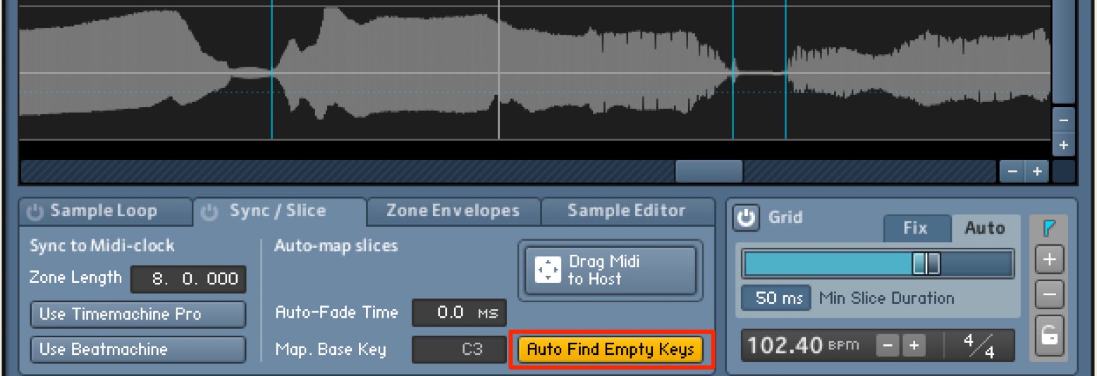 Auto Find Empty Keys