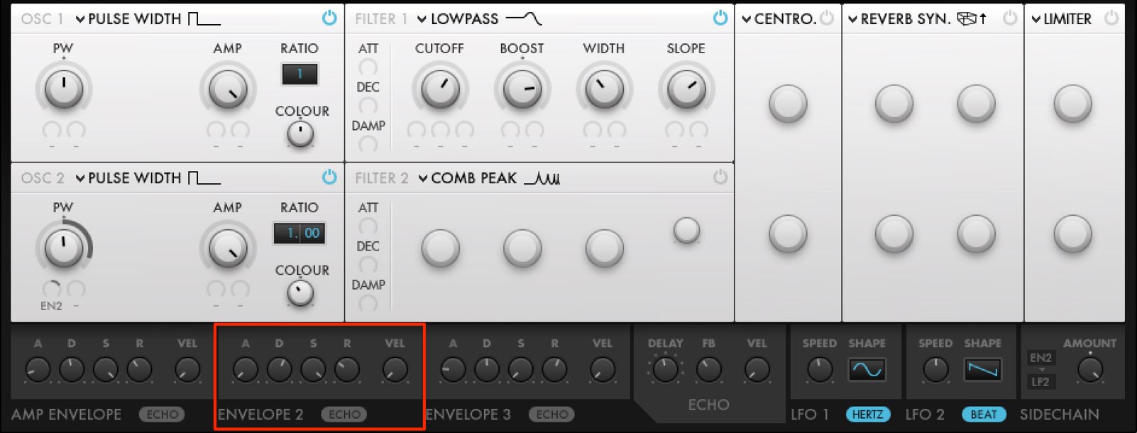 ADSR2 AMP