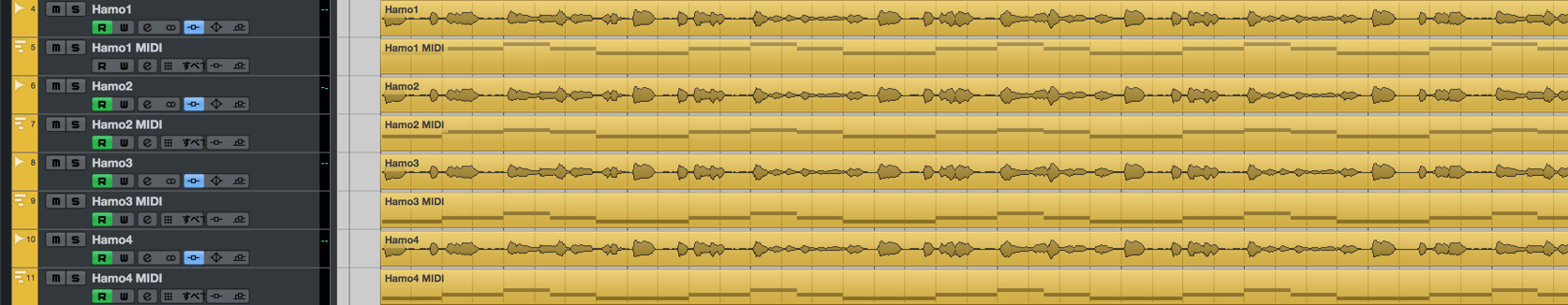 MIDIノート