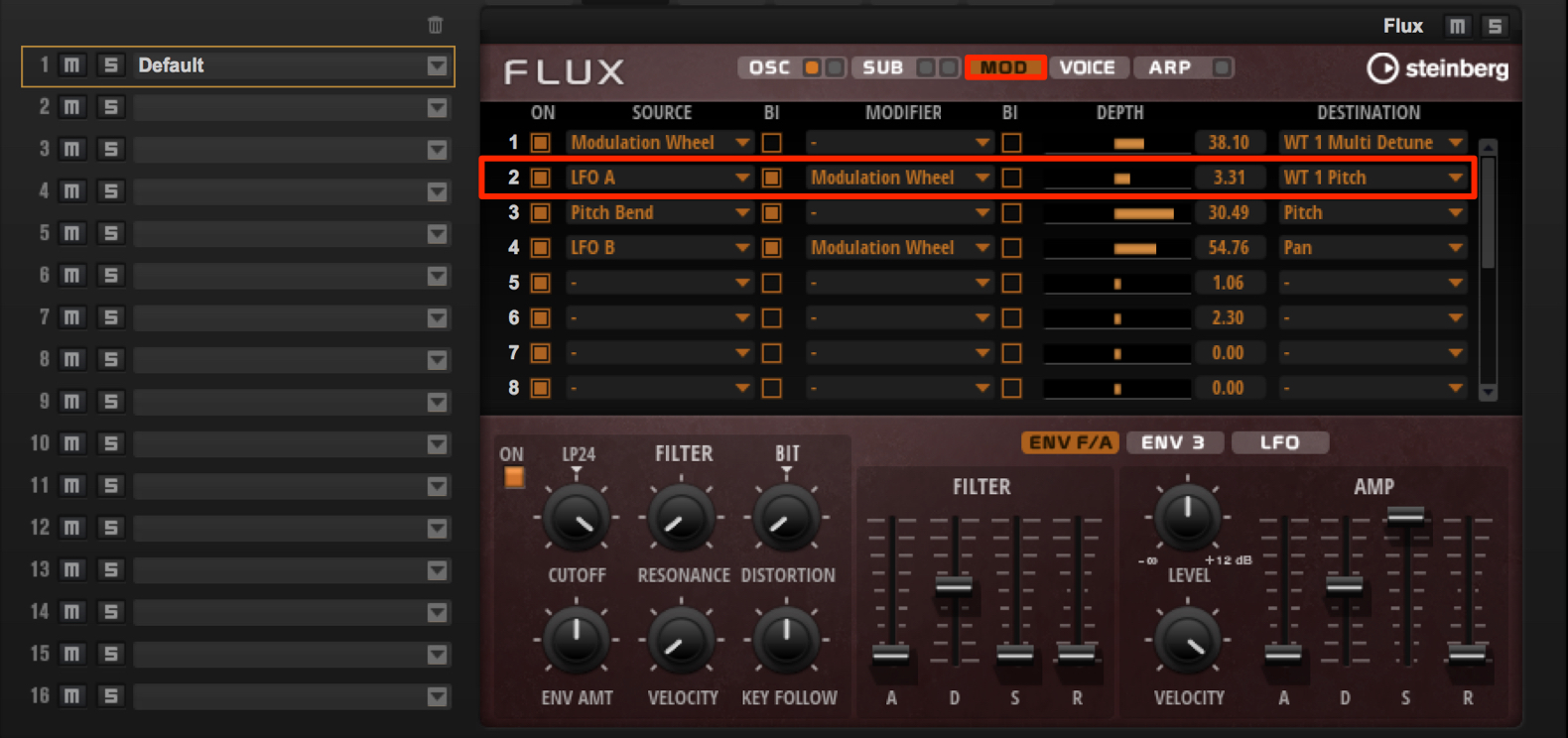 LFO A
