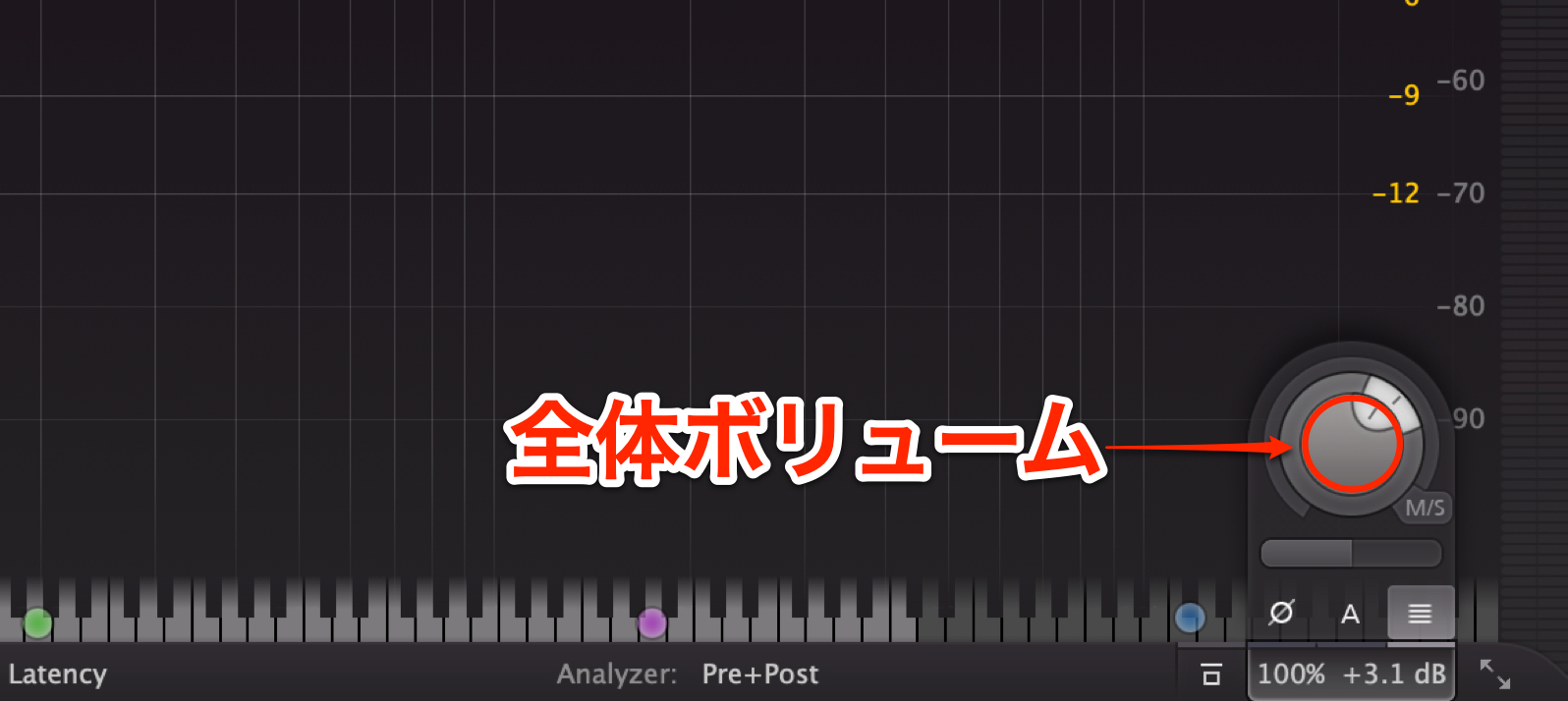 全体ボリューム