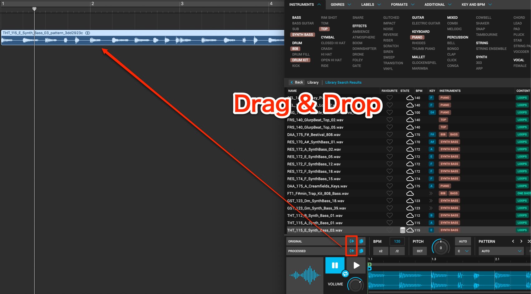 Drag & Drop Sample