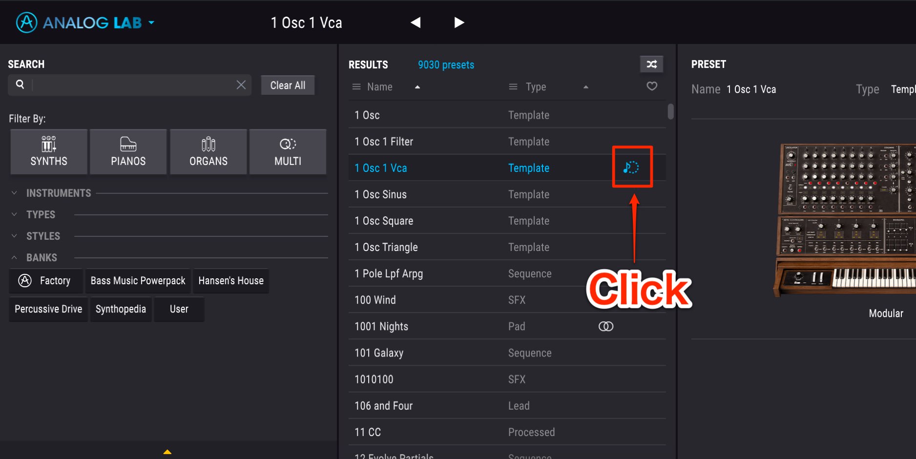 AI Preset AnalogLab