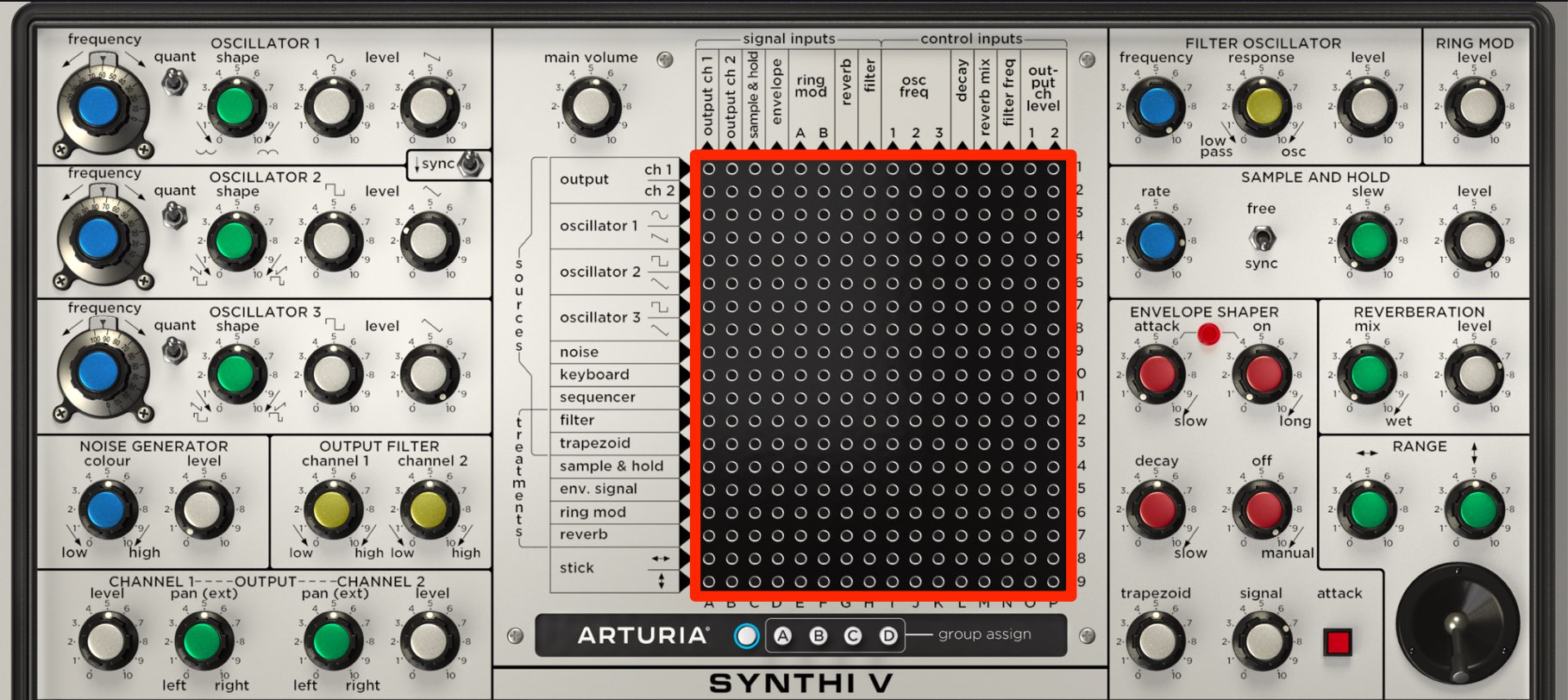 Synthi V Pin