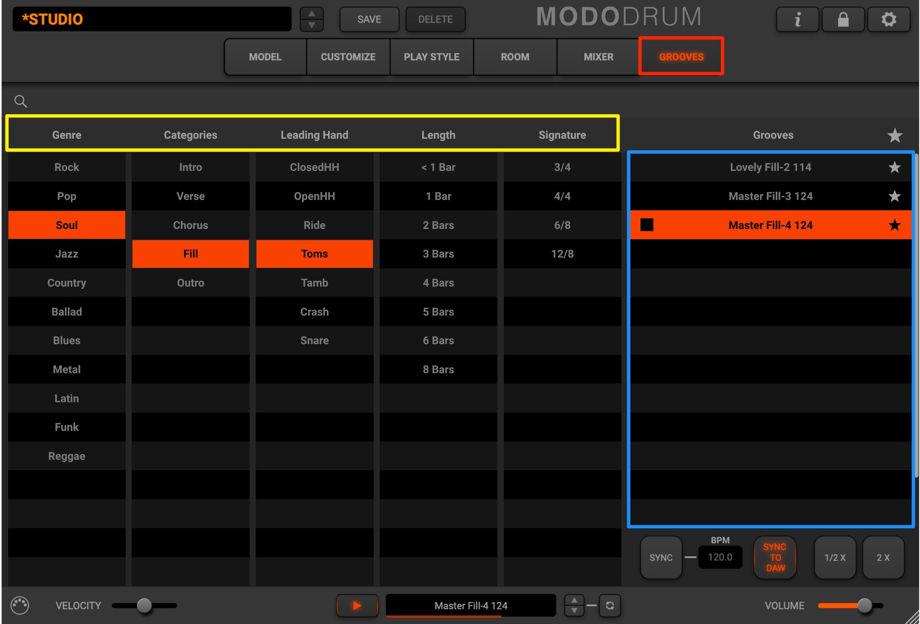 MODO DRUM GROOVES