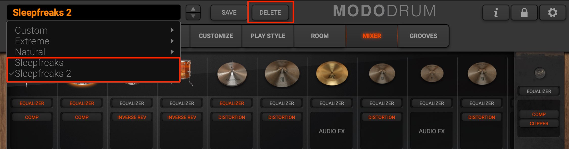 Sleepfreaks KIT MODO DRUM