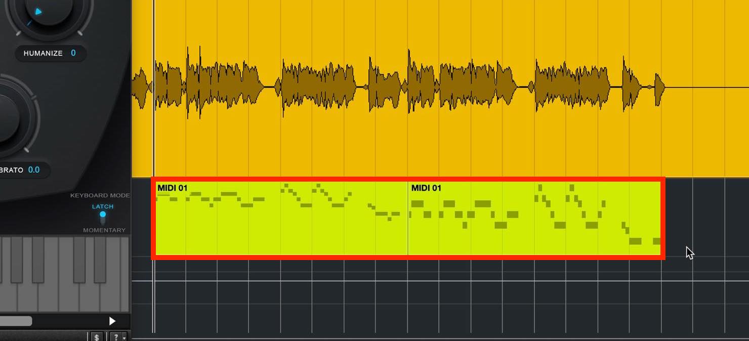 midi data