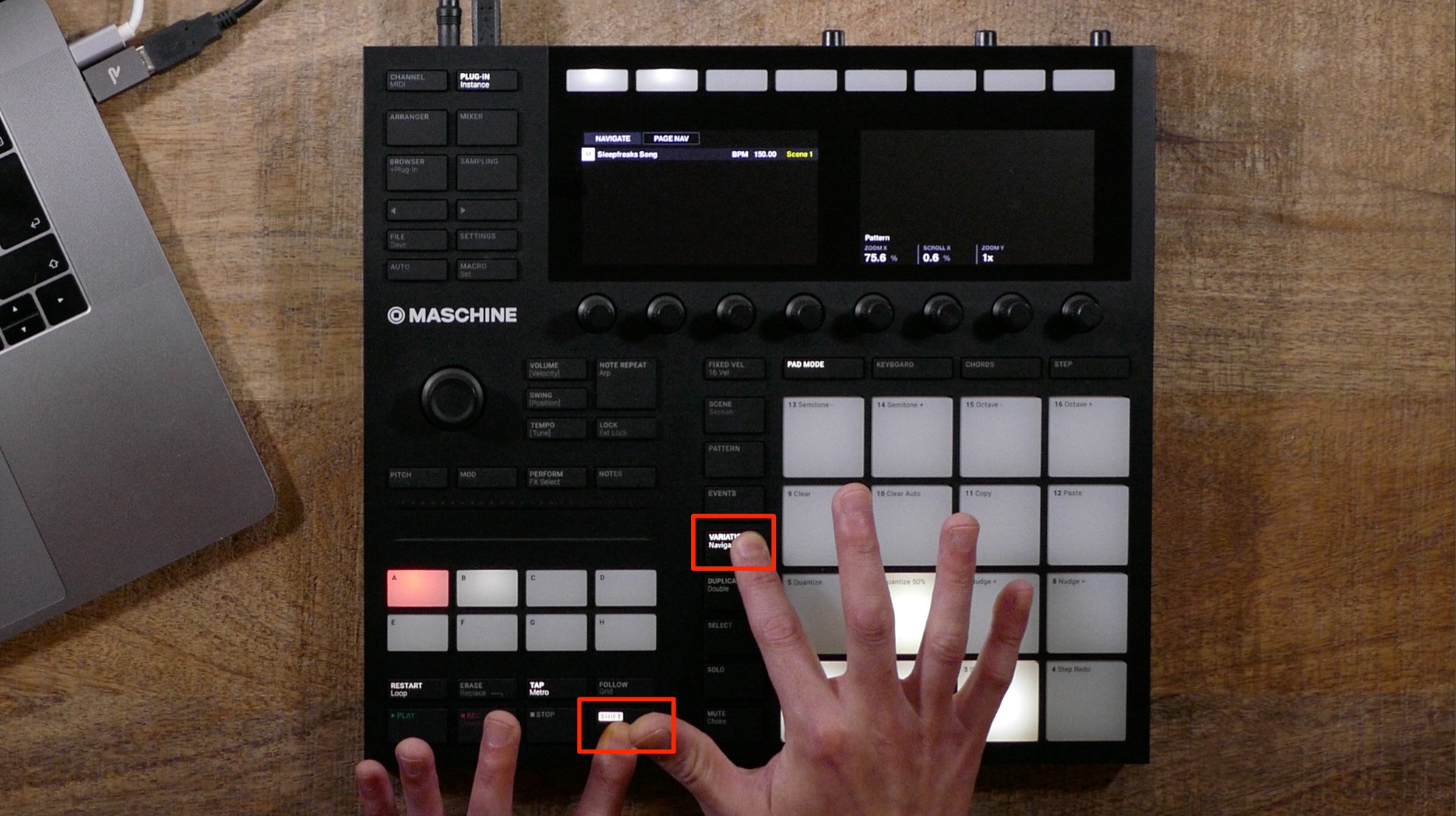 Navigate Maschine MK3