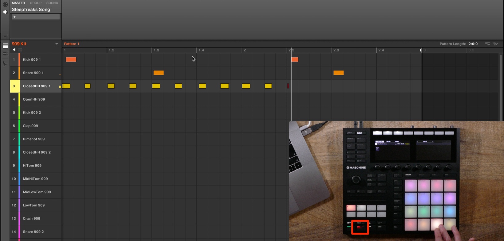 PAD_リアルタイムレコーディング Maschine_MK3