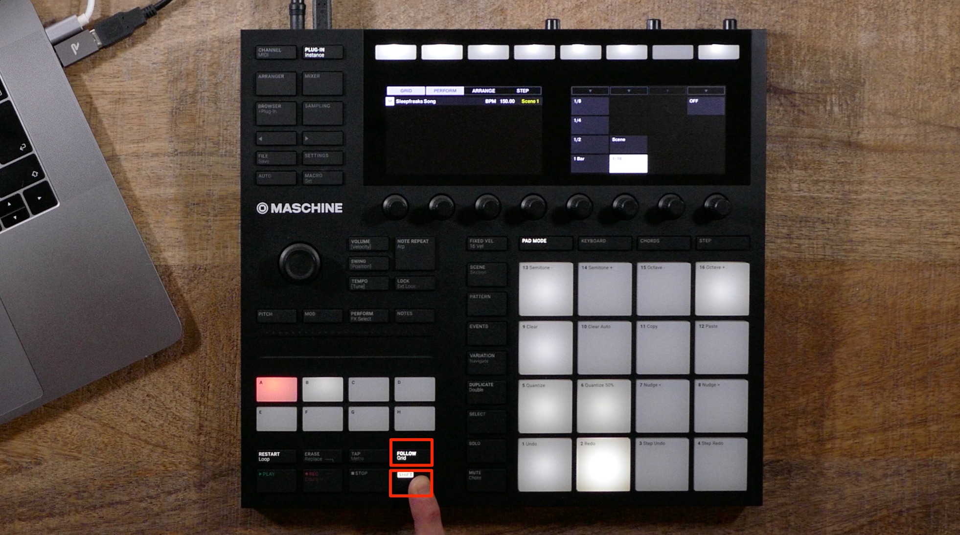 クオンタイズ音価 Maschine_MK3