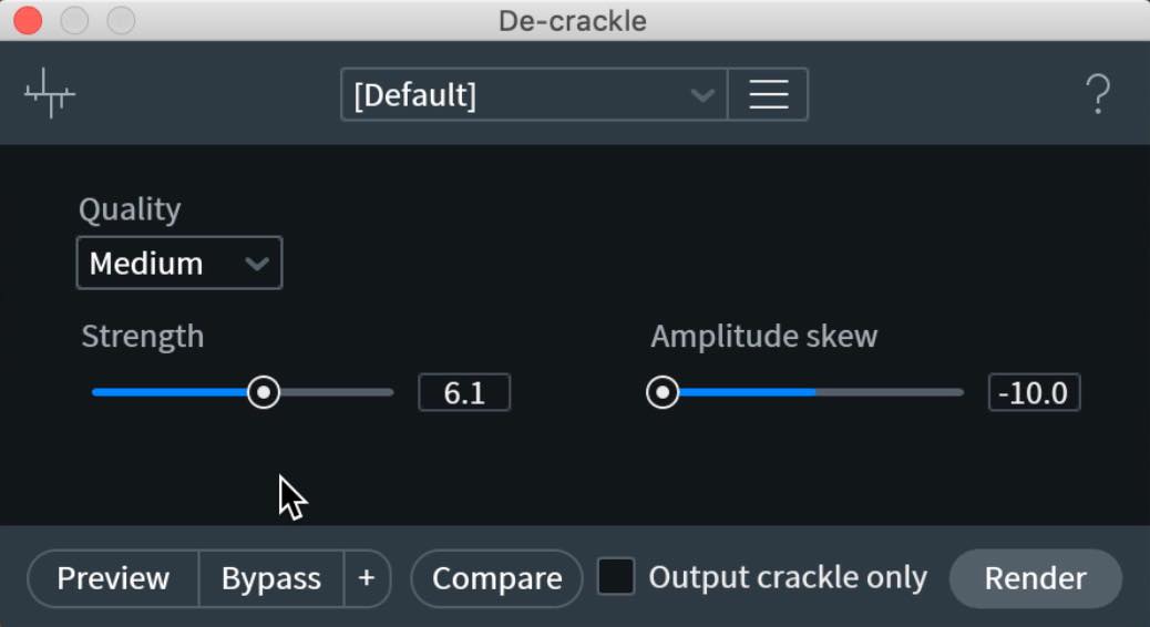 De-crackle