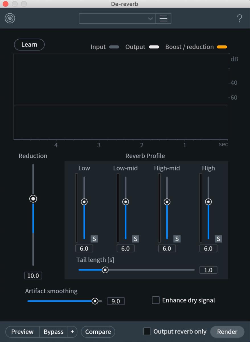 De-reverb