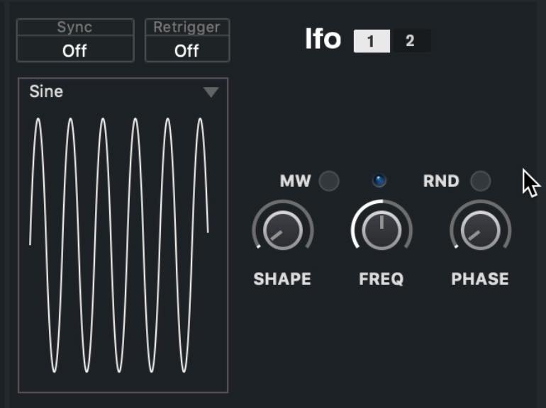 LFO parameter