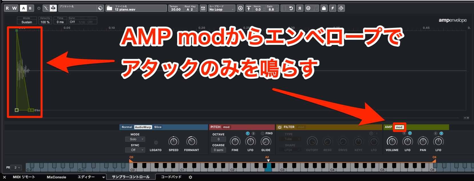 amp envelope